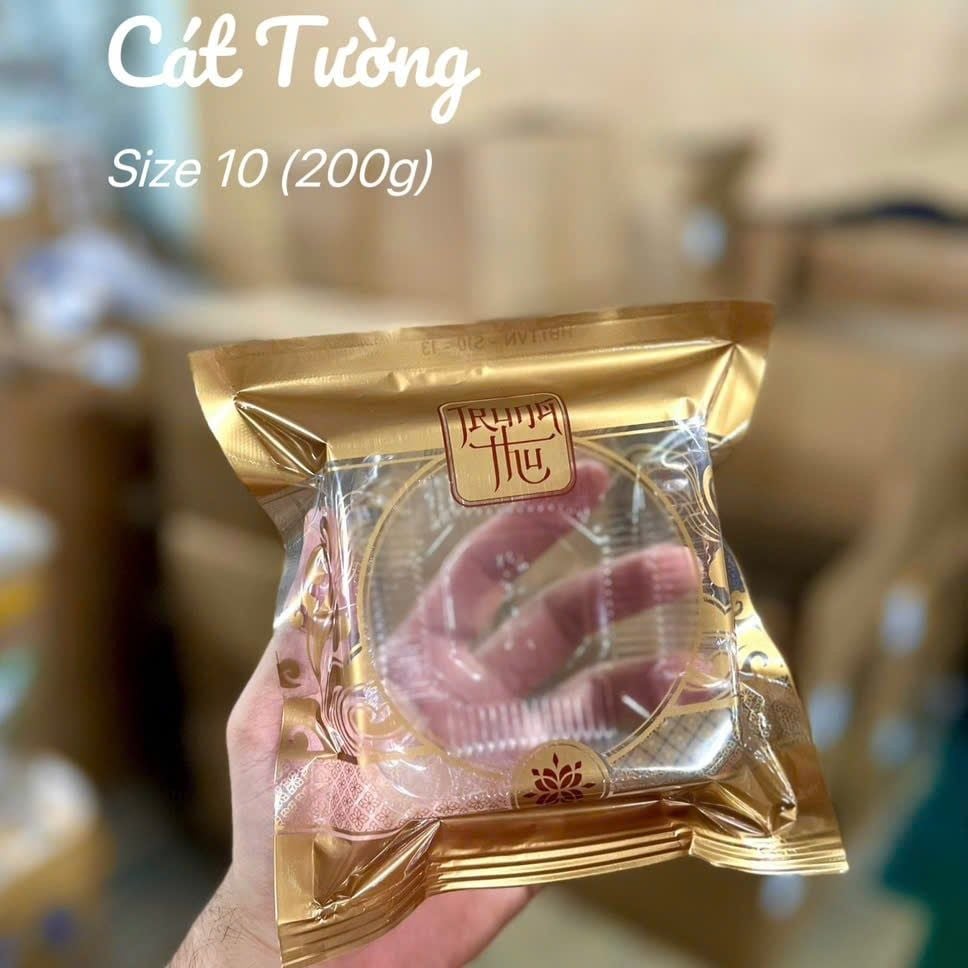 Túi hàn trung thu 200g vuông Cát Tường size 10.