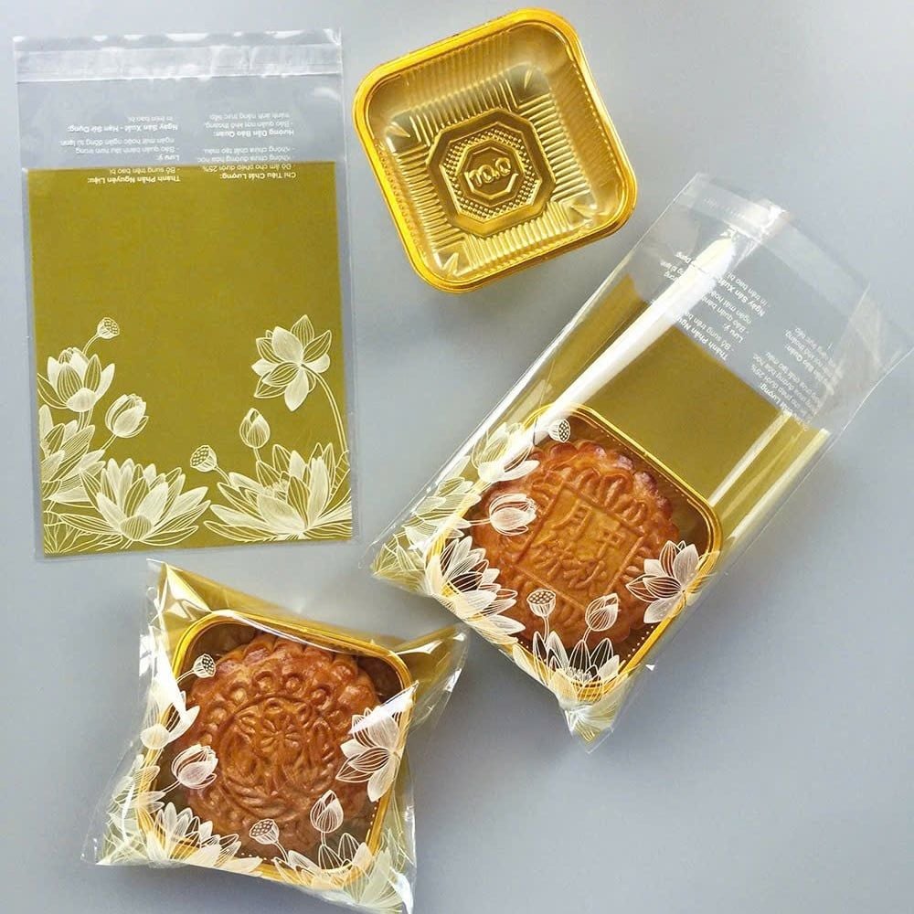 Túi dán trung thu 150g Hoa Sen.