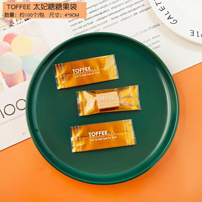 Túi kẹo nougat Toffee mẫu 1 (100 túi)