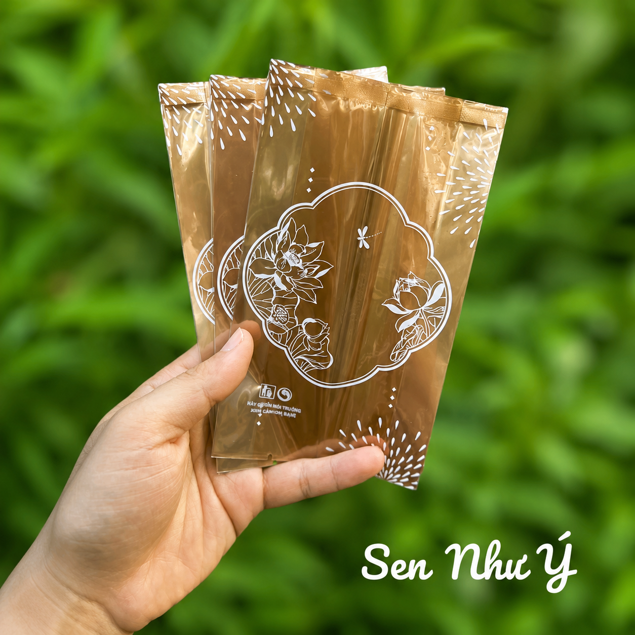 Túi hàn trung thu 200g Sen Như Ý size 10.
