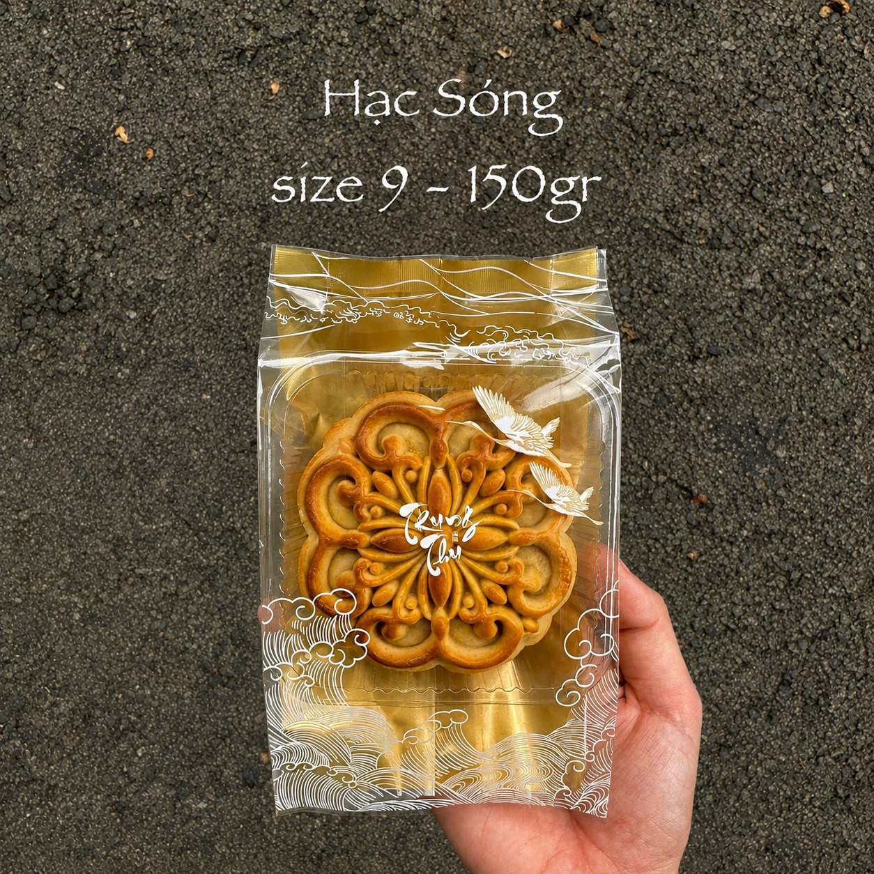 Túi hàn trung thu 150g Hạc Sóng (9x16cm).