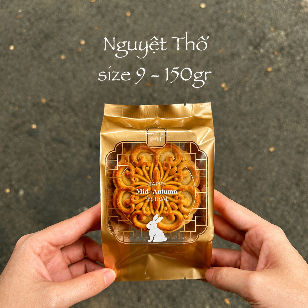 Túi hàn trung thu 150g Nguyệt Thố (9x16cm).