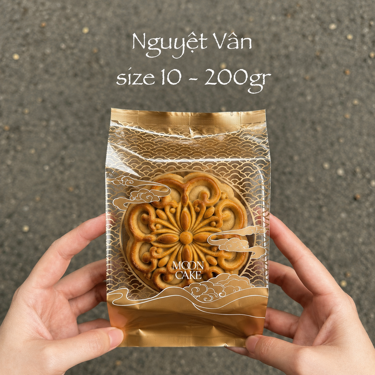 Túi hàn trung thu 200g Nguyệt Vân (10x17cm).