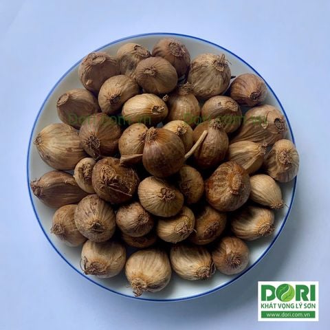  Tỏi đen Lý Sơn Dori - tách tép - Hủ thủy tinh 100g 