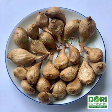  Tỏi đen Lý Sơn Dori - tách tép - Hủ thủy tinh 100g 