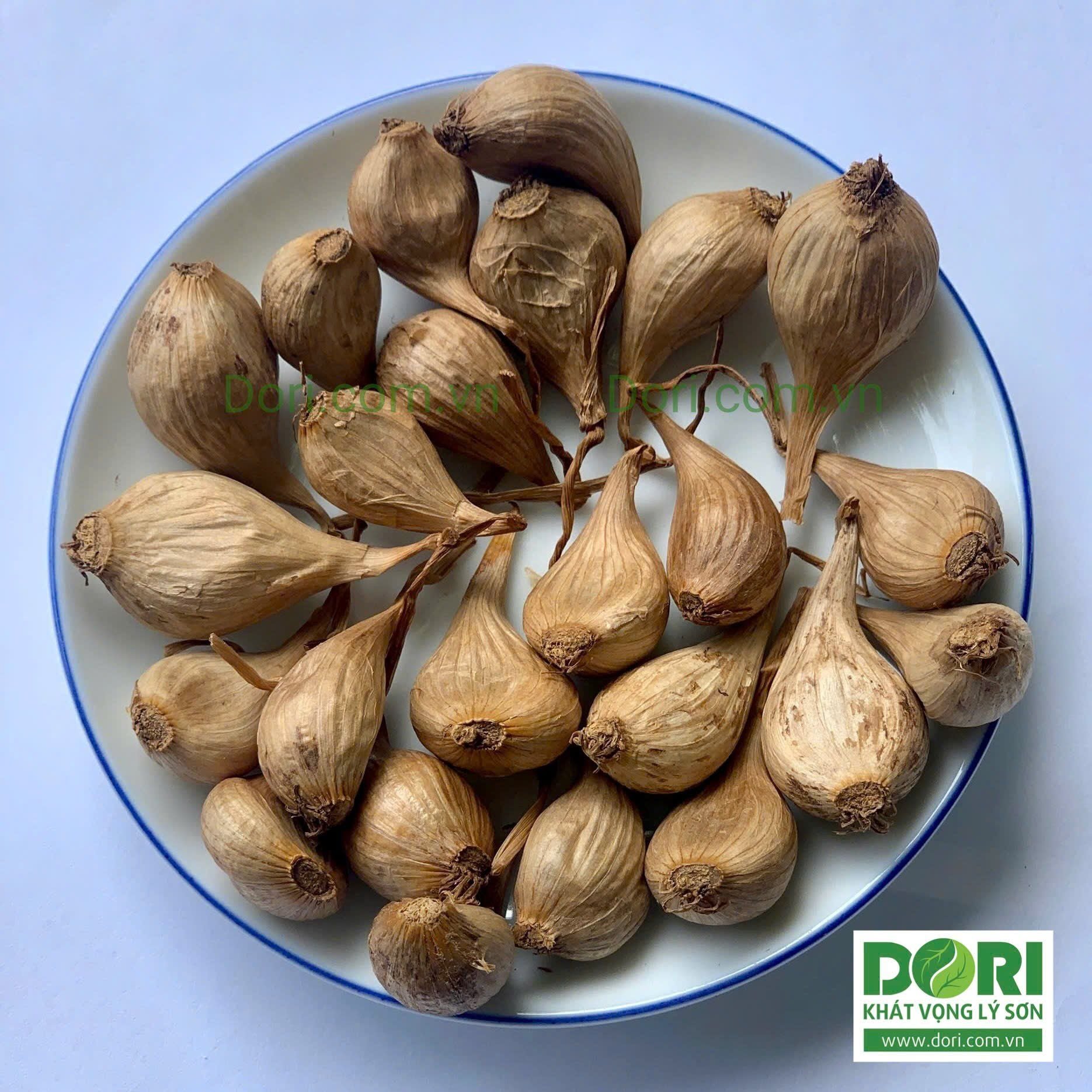 Tỏi đen Lý Sơn Dori - tách tép - Hủ thủy tinh 100g