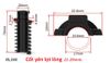 Ống lót cốt yên đựng pin cho pin Di2 Shimano Risk RL343
