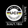 Decal dán xe đạp UCI 3x3 cm ( cặp ) DC30