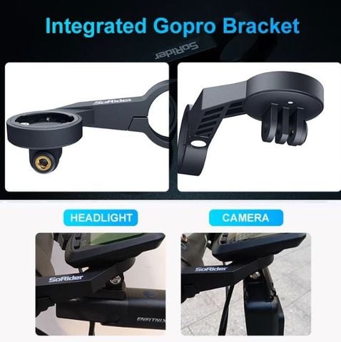  Bát gắn đồng hồ Garmin / XOSS / Gopro MT042 SoRider 