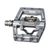Pedal can xe đạp Funn S One Side 1 mặt phẳng 1 mặt can chuẩn Shimano SPD Mountain