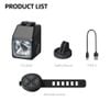 Đèn xe đạp CYCLAMI CYC2000 2000 lumen pin 4000mah remote không dây