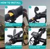 Bát bắt đèn / đồng hồ tốc độ / phụ kiện dạng đuôi tròn lên ghidong xe đạp có thể điều chỉnh MT099