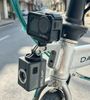 Bát bằt đèn / phụ kiện / camera hành trình cho xe đạp gấp / xe có 2 lỗ mũi heo MT110 ( nhựa )