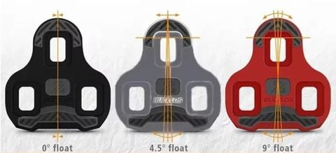  Bộ cleat xe đạp Bucklos dành cho pedal Look Kéo 0 / 4.5 / 9 độ 
