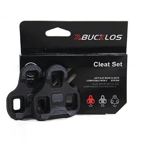  Bộ cleat xe đạp Bucklos dành cho pedal Look Kéo 0 / 4.5 / 9 độ 