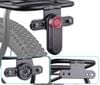Bát gắn đồng hồ tốc độ / phụ kiện đuôi tròn Garmin lên sườn xe đạp sử dụng keo dán / bắt ốc lỗ sườn MT111