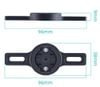 Bát gắn đồng hồ tốc độ / phụ kiện đuôi tròn Garmin lên sườn xe đạp sử dụng keo dán / bắt ốc lỗ sườn MT111