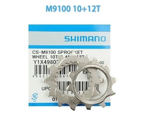  Bộ 2 líp lẻ Shimano XTR CS-M9100 10-12T chuẩn MS tương thích líp M6100 / 7100 / 8100 / 9100 