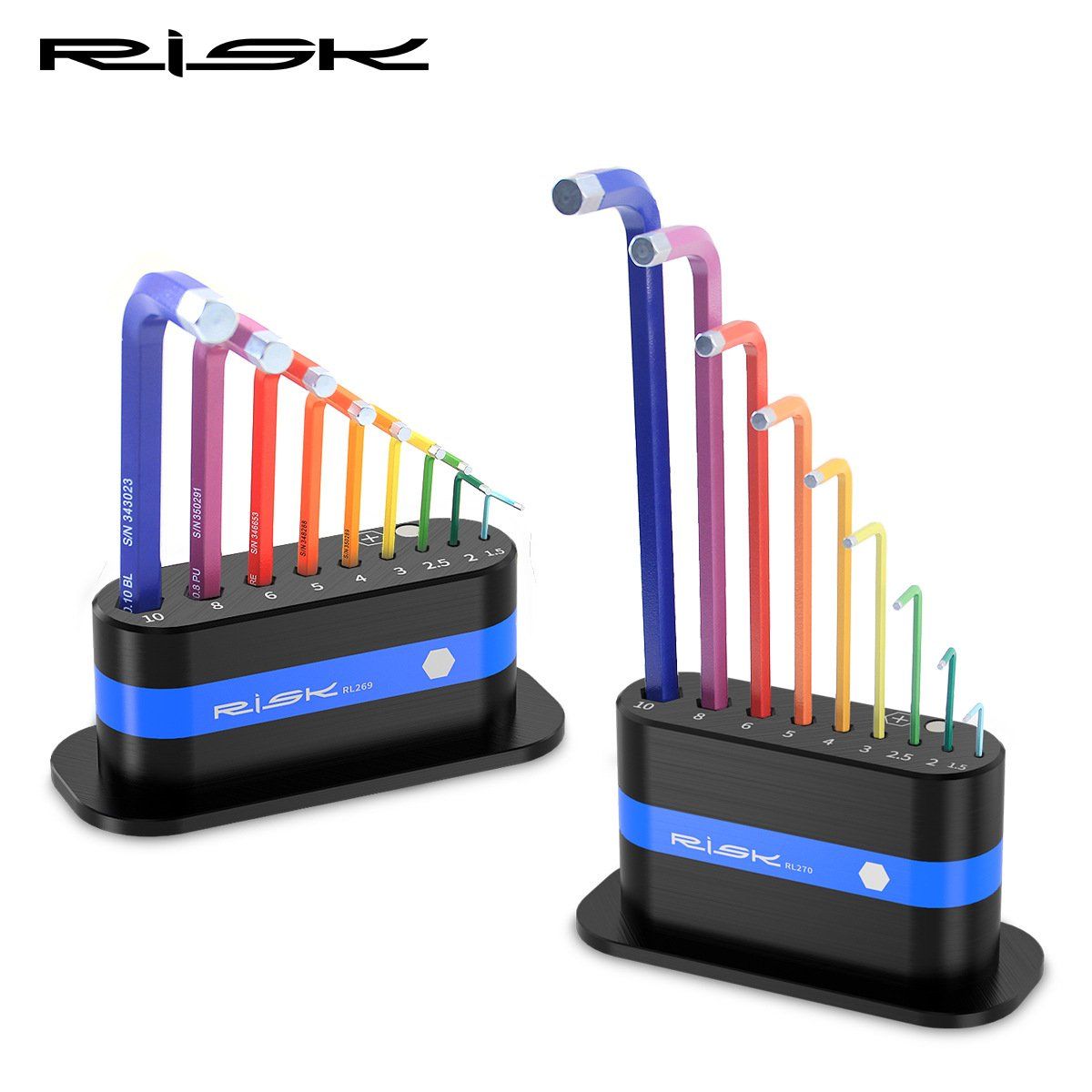 Bộ đế cắm tool lục giác sửa xe đạp Risk RL270