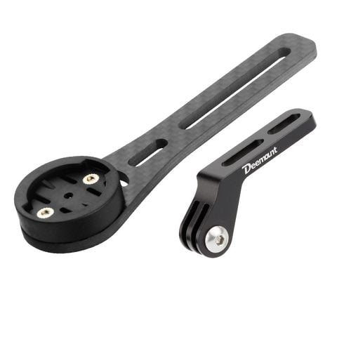  Bát carbon gắn đèn / đồng hồ / camera hành trình / phụ kiện lên ghidong xe đạp 2 lỗ ốc MT105 