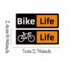 Decal dán trang trí xe đạp BikeLife 7x2.4 cm ( cặp ) DC32