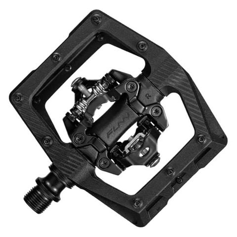  Pedal can xe đạp Funn Ripper 2 1 mặt phẳng 1 mặt can chuẩn Shimano SPD Moutain 