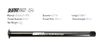 Trục ti đùm xe đạp Koozer 12mm ren 1.5mm dài 120 / 164 / 170 / 176 / 182mm
