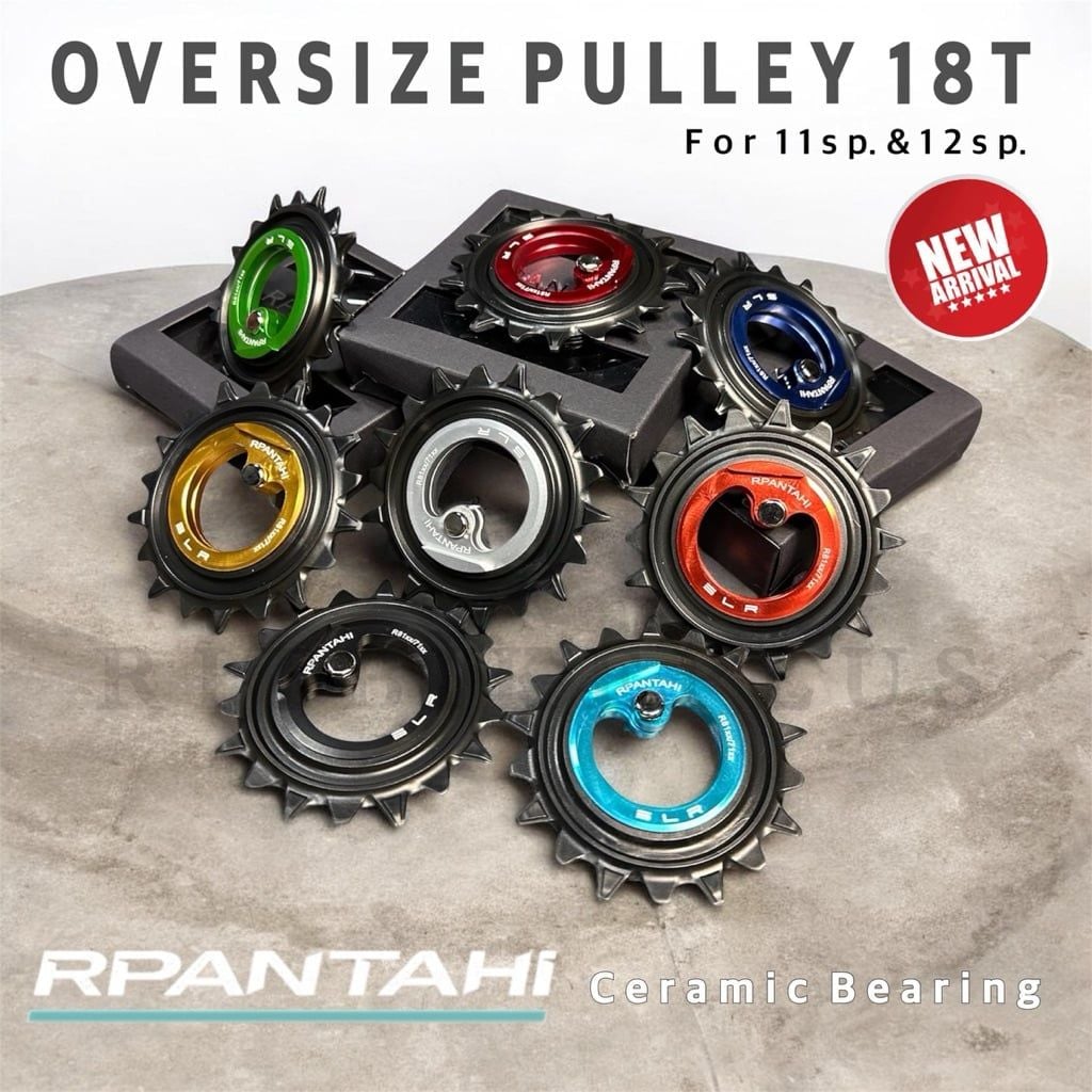 Bánh xe đề xe đạp dẫn hướng (pulley) Ceramic RPANTAHI 18T 11 - 12 speed