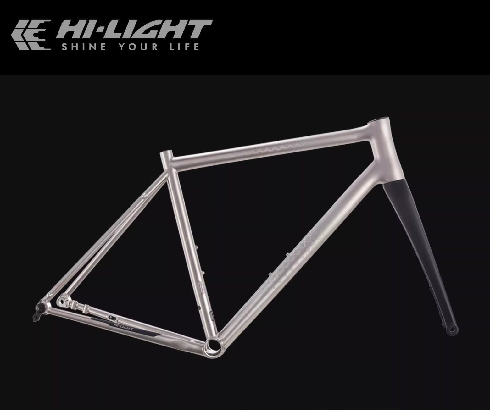 Khung sườn xe đạp Titanium Road 2025 R8.1 từ Hi Light (Chính hãng, bảo hành 5 năm)