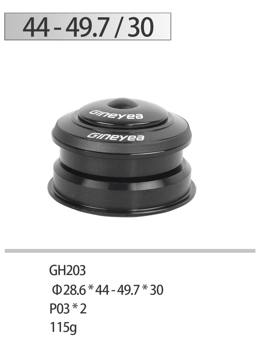 Bộ chén cổ 44 - 49.7 cho phuộc cổ thẳng 30mm Gineyea GH203