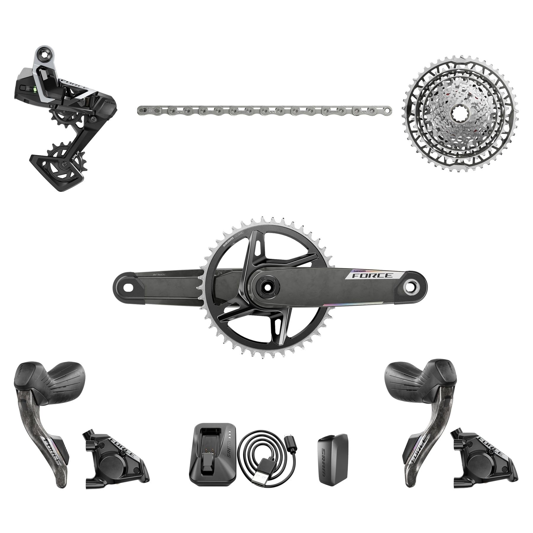 Bộ group SRAM FORCE XPLR AXS  | 1x13-speed | E1