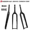 Phuộc xe đạp carbon gravel KOCEVLO 700 x 55 / 29 x 2.2 12x100 / flatmount GF07