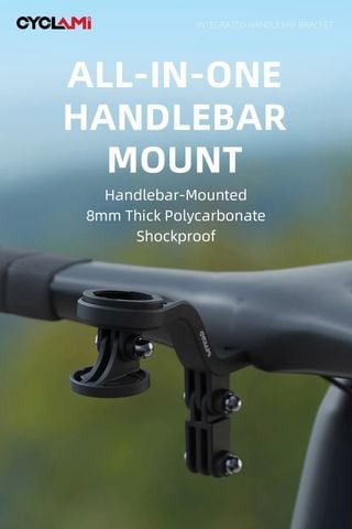  Bát bắt đèn / Đồng hồ / Camera hành trình / Phụ kiện CYCLAMI S29 lên ghidong xe đạp 2 lỗ ốc 