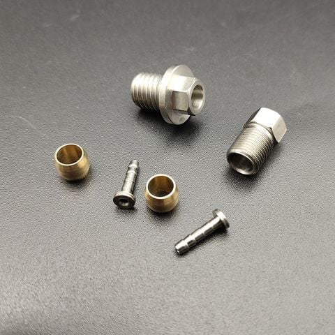 Bộ dây dầu 1m7 và đầu ốc kim bắp cho thắng dầu xe đạp Shimano  R9170 R8020 R7020 R4720 RX815 RX810 RX600 RX400 
