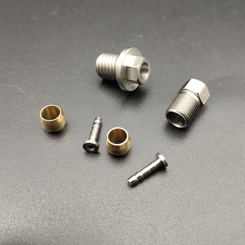 Bộ dây dầu 1m7 và đầu ốc kim bắp cho thắng dầu xe đạp Shimano  R9170 R8020 R7020 R4720 RX815 RX810 RX600 RX400