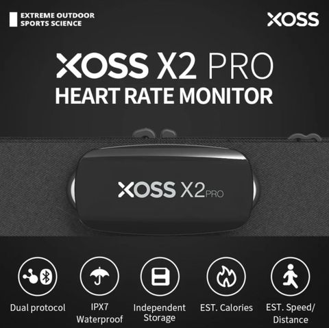  Cảm biến heart rate cadence đo nhịp tim đeo ngực XOSS X2 / X2 Pro 