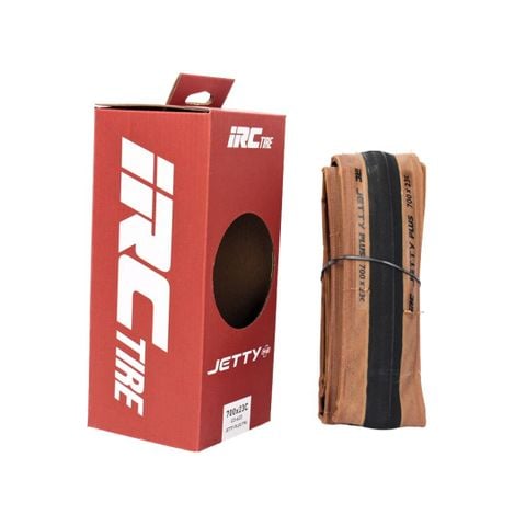  Vỏ xe đạp Road IRC Jetty Plus  60tpi HP 267R Kevlar 700 x 25 / 28 / 32 / 35 c talon Đen / Nâu 