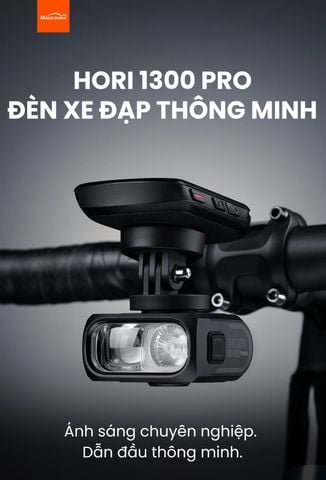  Đèn xe đạp MagicShine HORI 1300 PRO – Đèn xe đạp thông minh hỗ trợ ANT+ Shimano Di2 