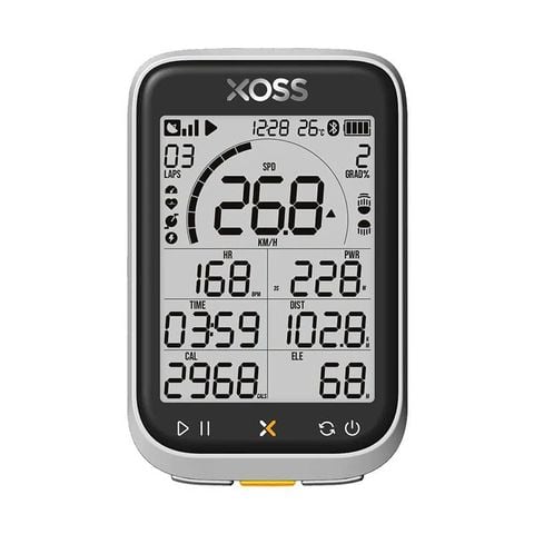  Đồng hồ tốc độ xe đạp XOSS G3+ màn hình 2.8 inch (  hỗ trợ full cảm biến ) 