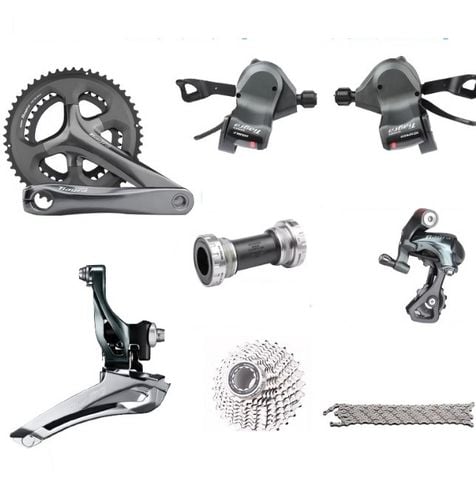  Bộ group xe đạp Shimano Tiagra R4700 2x10 dành cho ghidong ngang 