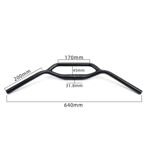  Ghidong xe đạp H Bar 31.8 x 640mm HB 070B 