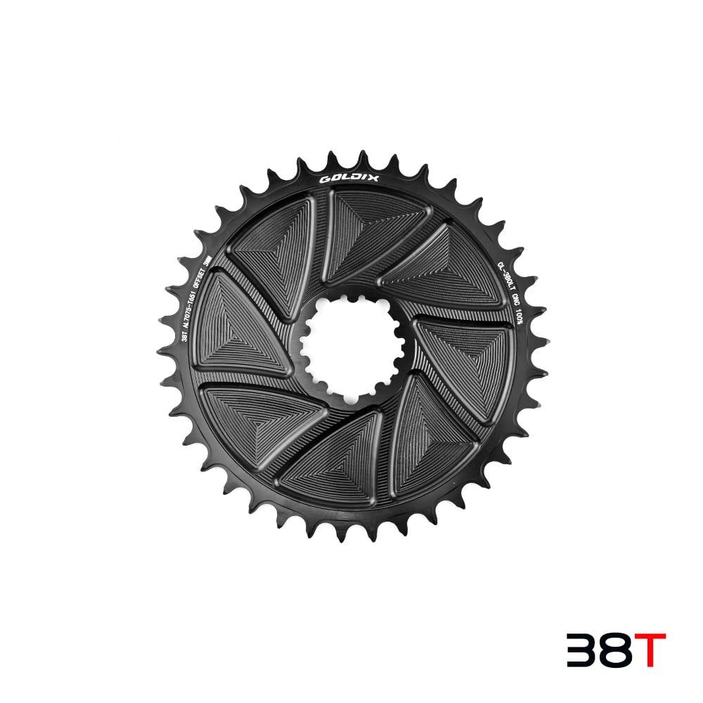 Dĩa xe đạp Goldix GS01 dành cho giò SRAM GXP 3 ốc offset 3mm 34 / 36 / 38 / 40T / 42T