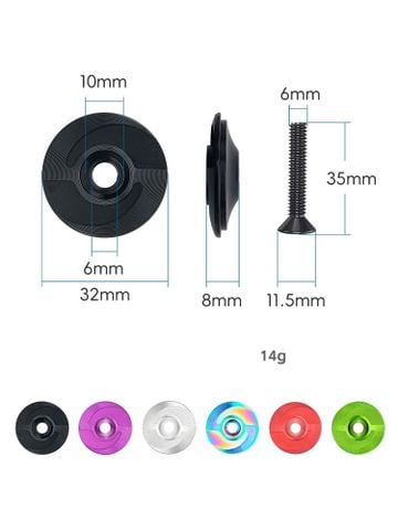  Nắp chụp potang xe đạp nhôm CNC JL 