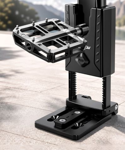  Chân chống xe đạp mini xếp gọn MOTSUV bỏ túi kèm bát gắn lên xe 
