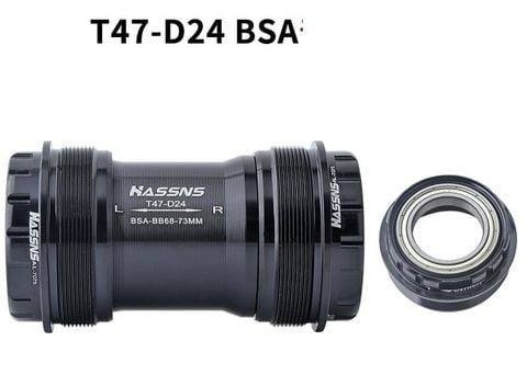  Trục giữa xe đạp T47 68-73 ren vặn BSA trục 24mm / 29mm DUB 