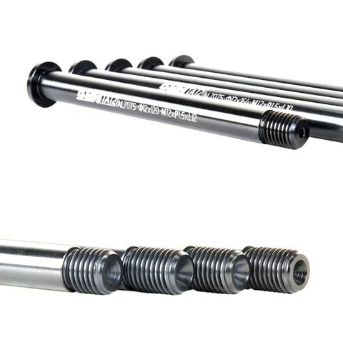  Trục ti đùm xe đạp Koozer 12mm ren 1.5mm dài 120 / 164 / 170 / 176 / 182mm 