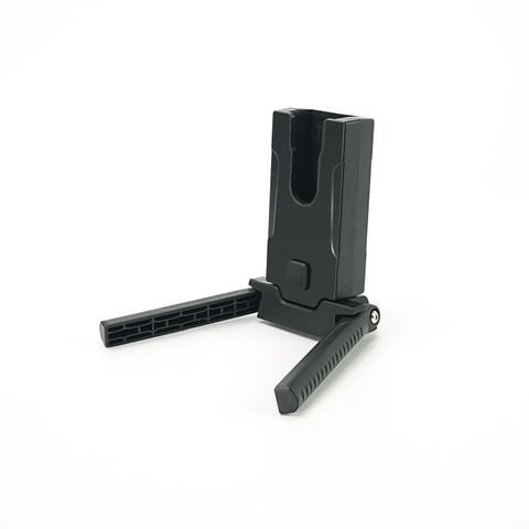  Chân chân xe đạp gắn pedal gấp gọn bỏ túi có thể tăng giảm chiều cao kèm bát gắn lên sườn ST042 