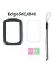 Bộ case cao su bảo vệ đồng hồ xe đạp Garmin Edge 540 / 840 kèm kính cường lực và dây đeo