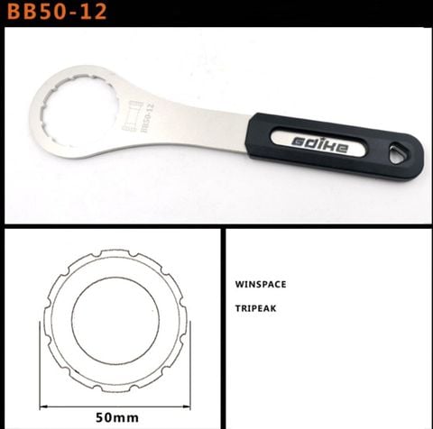  Tool Cảo Trục Giữa Xe Đạp GDike BB5012 mở BB TriPeak / Windspace đường kính 50mm 12 răng 