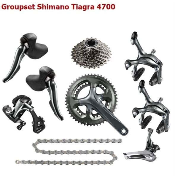 Bộ Group Xe Đạp Shimano Tiagra R4700 2x10 Thắng V